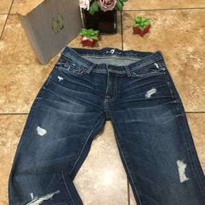 7 For All Of Mankind Jeans distressed 29